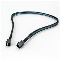 Fantec 2499 Serial Attached SCSI (SAS)-Kabel 0,7 m 12Gbit/s Schwarz - Blau (2499)