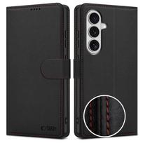 Tech-Protect piniginės dėklas, skirtas Samsung Galaxy S26 – juodas ir raudonas