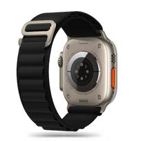Tech-Protect Nylon Pro dirželis, skirtas Apple Watch 4/5/6/7/8/9/SE/Ultra 1/2 (42/44/45/49 mm) – juodas