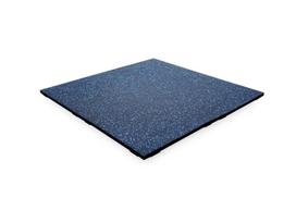 Sporto ir sporto salės guminės plytelės mėlynos 1000 x 1000 x 20 mm