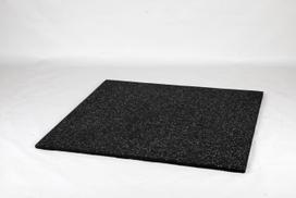 Sporto ir sporto salės guminės plytelės pilkos 1000 x 1000 x 20 mm
