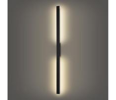 Brilagi - LED lauko sieninis šviestuvas LUNA LED/30W/230V 4000K IP65 150 cm juoda CRI 90