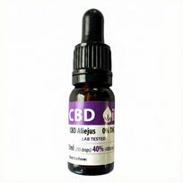 Grynas 40% CBD Aliejus (Be THC) 4000mg – Cannamama Izoliatas