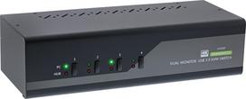 Przełącznik InLine InLine® Desktop KVM Switch, 4-port, Dual Monitor DisplayPort 1.2, 4K, USB 3.0, Audio | 63654I | 4043718284696