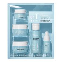 e.l.f. SKIN Hydrated Ever After mini odos priežiūros rinkinys, valiklis, makiažo valiklis, kremas, akių kremas (84141)