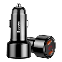 Baseus Magic 45 W automobilinis įkroviklis su 2× USB QC 3.0 (CCMLC20C-01)