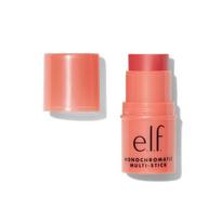 e.l.f. Monochromatic Multi Stick kremiškas pieštukas akims, lūpoms ir skruostams, lengvai sklaidomas, atspalvis Glimmering Guava (82142)