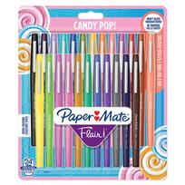 Tušinukų rinkinys  piešimui PaperMate Flair Candy Pop 24 - 1985617