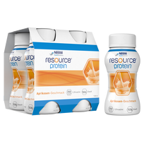 NESTLE  Resource Protein abrikosų skonio gėrimas, 4 vnt.