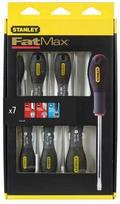 Set of 7 Screwdrivers - STANLEY FATMAX - 0-65-425 - Electrician + Mechanic + Pozidriv