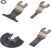 Wolfcraft 3961000 rinkinys: 5 pjūklų geležtės laminatui, juodos