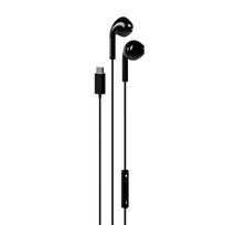 Happy Plugs Wired In-Ear Headphones USB-C Black
