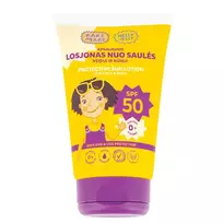 Apsauginis losjonas nuo saulės vaikams ir kūdikiams SPF50 MARGARITA KAKĖ MAKĖ ALLERGY CERTIFIED  100 ml