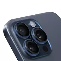Obal:Me Lens Protector for Apple iPhone 15 Pro | 15 Pro Max, Blue Titanium