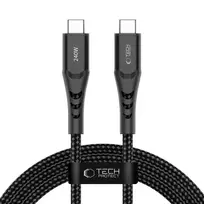 Tech-Protect Ultraboost UB11T data transfer and charging cable | USB-C to USB-C | PD, QC 3.0 | 240W | 2m | black
