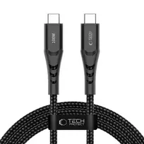 Tech-Protect Ultraboost UB11T data transfer and charging cable | USB-C to USB-C | PD, QC 3.0 | 100W | 2m | black