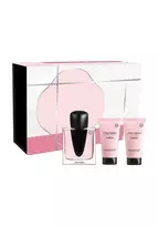 Shiseido Set: Ginza, Eau de Parfum, for Women, 50 ml + Ginza, Moisturizing Body Lotion, 50 ml + Ginza, Hydrating Hand Cream, 50 ml