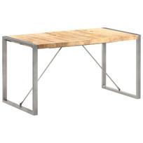 Valgomojo stalas, 140x70x75 cm, rudas