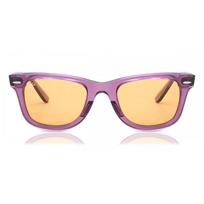 Ray Ban Rb2140 Wayfarer 661313 Unisex Sunglasses Transparent Purple/50