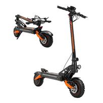 iScooter W12 visureigis elektrinis paspirtukas, 52V 25Ah baterija, dviguba pakaba oranžinė