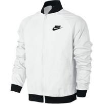 Nike Vienos spalvos logotipas Užtraukiama striukė Vyriški viršutiniai drabužiai Balta 832225-100 XL white