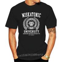 Naujas Cthulhu ir Lovecraft Miskatonic universiteto marškinėliai vyrams Call Of Cthulhu Necronomicon Juokingi marškinėliai Apvalia apykakle Medvilniniai viršutiniai drabužiai T marškinėliai M smėlis