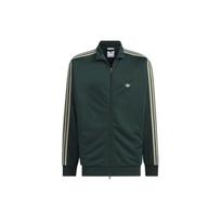 Adidas Originals Juostuoto Rašto Užtraukiama Striukė Su Stoviniu Apykakle Unisex Viršutinis Drabužis Žalia IN1001 XL