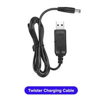 Laidas Tik Twister automobiliniam dulkių siurbliui USB įkrovimo laidas R6053 / Naujas black