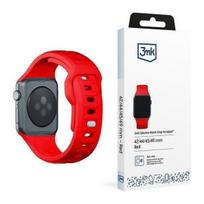 3MK Silicone Watch Strap Apple Watch 42/ 44/ 45/ 49mm Red