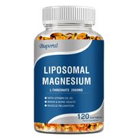 Liposominis magnio L-treonatas - Smegenų, širdies, kaulų, raumenų ir miego palaikymas 120
