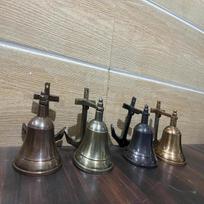 4 varpų rinkinys, tvirtinamas prie inkaro, vakarienės durų skambutis, skirtas viduje, lauke, gilaus garso, tradicinis šventas bažnyčios varpas, skirtas įkurtuvių dovanoms