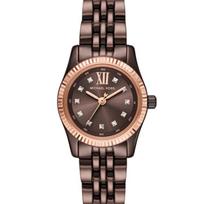 Petite Lexington Pavé Espresso Tone Watch MK4844 MK4844