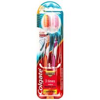 Colgate Slim Soft giliai valantis dantų šepetėlis, dviguba pakuotė