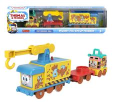 Thomas & Friends motorizuotas traukinukas Muddy su vagonu, HFX97