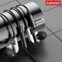 Originalios Lenovo YF45 žaidimų ausinės, laidinės, į ausį įdedamos ausinės, Type-C/3.5mm, su mikrofonu, garso izoliacija, skirta PC, telefonui, nešiojamajam kompiuteriui, NAUJOS 3.5mm raudona