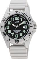 Analog Battery 10 ATM Water Date Urethane Gray [Citizen Q&Q] Watch, 10-Year Life, Resistance, Display, Band, A22A-004VK, Men's, pilka spalva