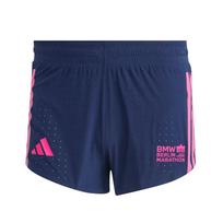 Adidas Split BMW Berlyno maratonas 2025 Bėgimo siauro kirpimo vidutinio juosmens tamprios bėgimo šortai Moteriški šortai KE1175 S