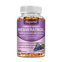 Resveratrolis 1600 mg, padedantis palaikyti virškinimo sveikatą ir imuninę sistemą 120
