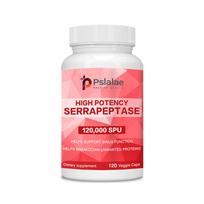Pslalae serino peptidazės ekstraktas, 120 000 SPU porcijoje, tinkamas sinusų, kvėpavimo takų ir sąnarių sveikatai. 120