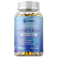 Detox Complex Capsules help eliminate parasites and maintain gut health. They are vegan and suitable for adults. 120