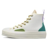 Converse  Chuck Taylor All Star Lift Platform High Colorblock Overlay - Algae Coast Women Sneakers Cream Egret Oat-Milk A05127C 37.5