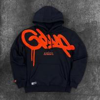 GLYDE American Street Hip-hop Colorful Letter Stripes Fashion Oversized Hoodie Harajuku Retro Punk Casual Sweatshirt S