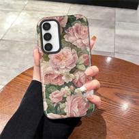 Phone Case for Samsung Galaxy S25 A56 S20 FE A16 S23Ultra A36 S24 Ultra A26 S23 S25Ultra Soft Cover Capa Fashionable Flowers Galaxy S23 Ultra