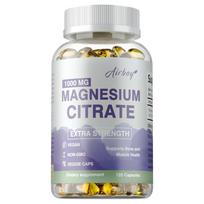 Magnio citratas 1000 mg - stiprūs kaulai, palaiko virškinimą ir nervus 120