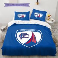 Chesterfield F.C.C rašto patalynė, antklodės komplektas, antklodės užvalkalas, pagalvės užvalkalas, namų gimtadienio dovana (1 * antklodės užvalkalas + 2 * pagalvės užvalkalai, be šerdies) 135x200cm