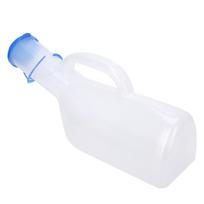 Vyrų plastikinis pisuaras, senyvo amžiaus, lovos prikaustytas pacientas, šlapimo šlapimo butelis sveikatos priežiūrai, 1000 ml