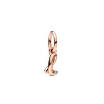 Pandora Moments Letter L Pendant With  Logo Engraved On The Back Women pendant Rose-Gold 782533C01 Rose Gold,F