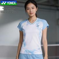 YONEX moteriški greitai džiūstantys badmintono marškinėliai XL balta