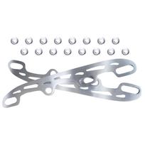 Stainless Steel Ice Roller Skating Shoes With Ice  Blades And Interchangeable Ice Skates, Complete Set One Size