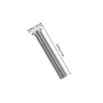 60 mm virtuvinio kriauklės nutekėjimo sietelio varžtas Nerūdijančio plieno prailgintas varžtas krepšelio filtro kamšteliui Patikimas saugus tvirtinimas 6X1.5X1.5CM